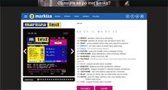 Desktop Screenshot of markizatext.sk